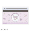 Japan Sanrio Clear Pass Case Card Sleeve Set - Kuromi : Face Lavender - 5