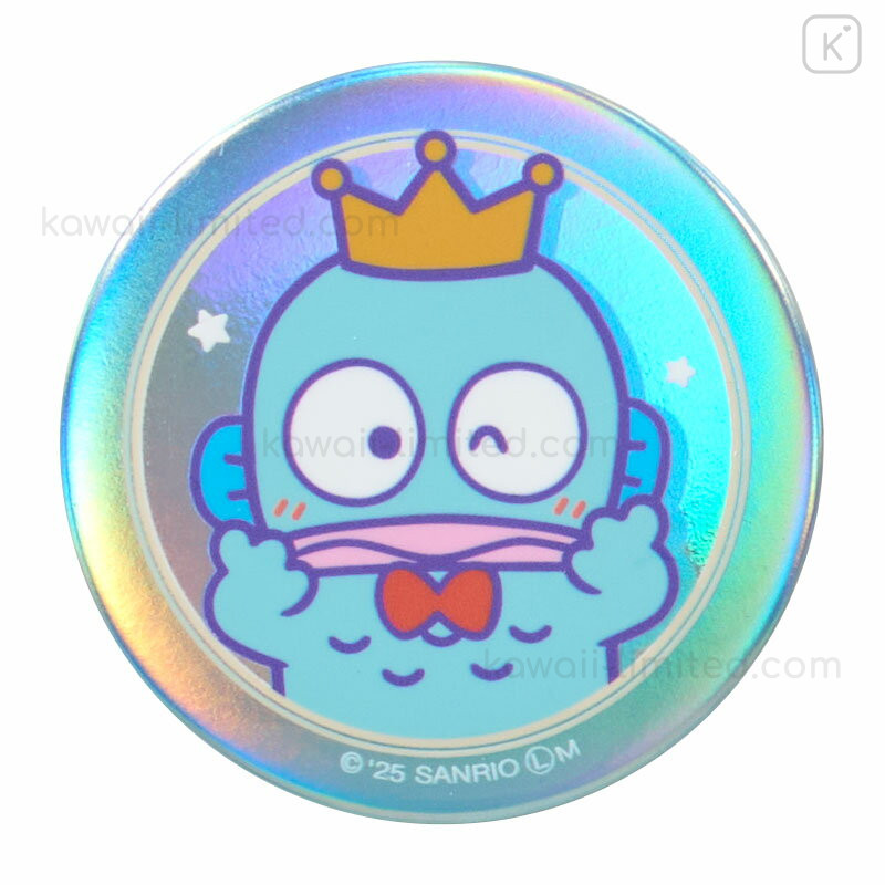 Japan Sanrio Secret Aurora Can Badge - Hangyodon : 40th