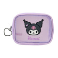 Japan Sanrio Original Mini Pouch - Kuromi : Heart - 1