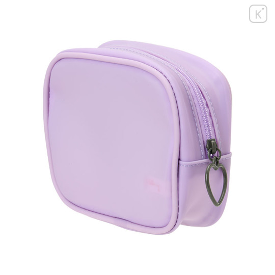 Japan Sanrio Original Mini Pouch - Kuromi : Heart - 2