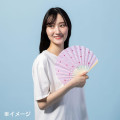 Japan Sanrio Original Bamboo Fan with Case - Cinnamoroll - 5