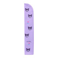 Japan Sanrio Original Bamboo Fan with Case - Kuromi - 3