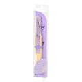 Japan Sanrio Original Bamboo Fan with Case - Kuromi - 4