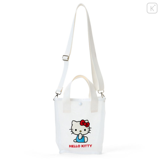 Japan Sanrio Original 2way Tote Bag - Hello Kitty - 1