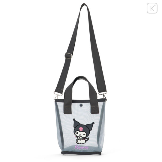 Japan Sanrio Original 2way Tote Bag - Kuromi - 1