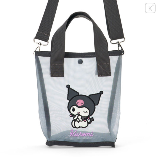 Japan Sanrio Original 2way Tote Bag - Kuromi - 2