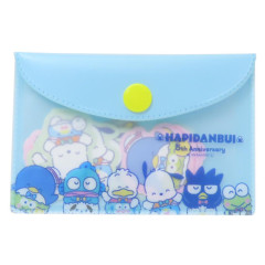 Japan Sanrio Flake Sticker Set & Case - Hapidanbui Boys 5th Anniversary Blue