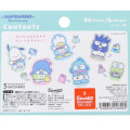 Japan Sanrio Flake Sticker Set & Case - Hapidanbui Boys 5th Anniversary Blue - 3