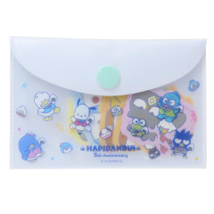 Japan Sanrio Flake Sticker Set & Case - Hapidanbui Boys 5th Anniversary White
