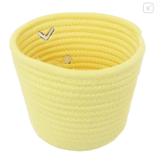 Japan San-X Desktop Storage Rope Basket (S) - Kiiroitori : Face - 2