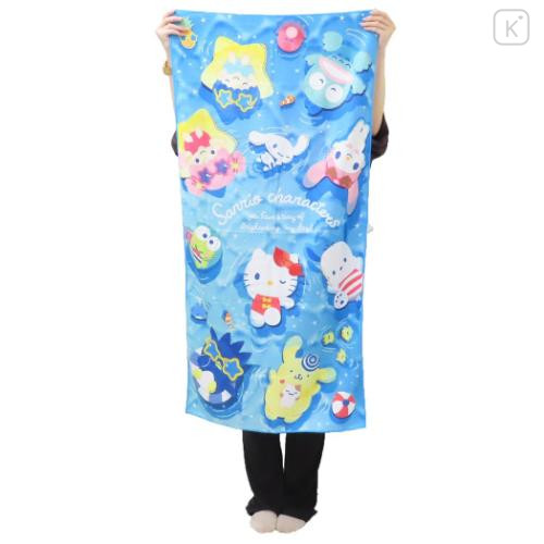 Japan Sanrio Quick Dry Bath Towel - Characters : Pool Vacation - 5