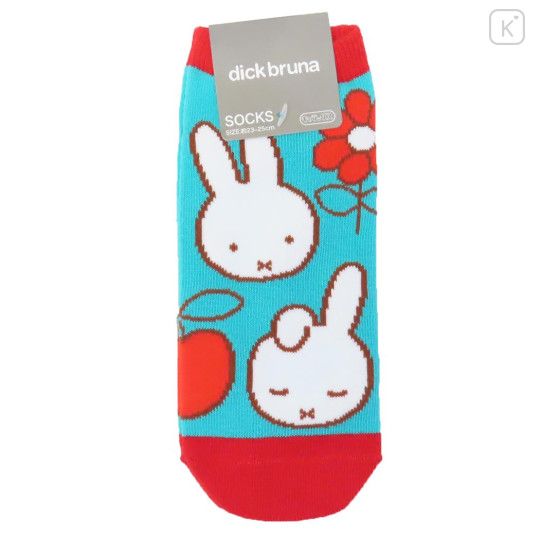Japan Miffy Socks - Miffy : Apple Blue - 1