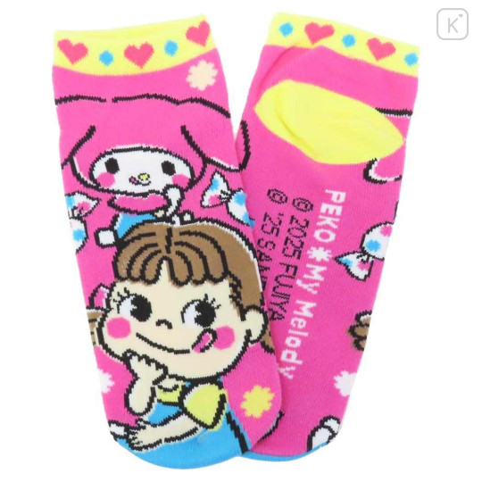 Japan Sanrio × Peko Chan Socks - My Melody : Candy - 1