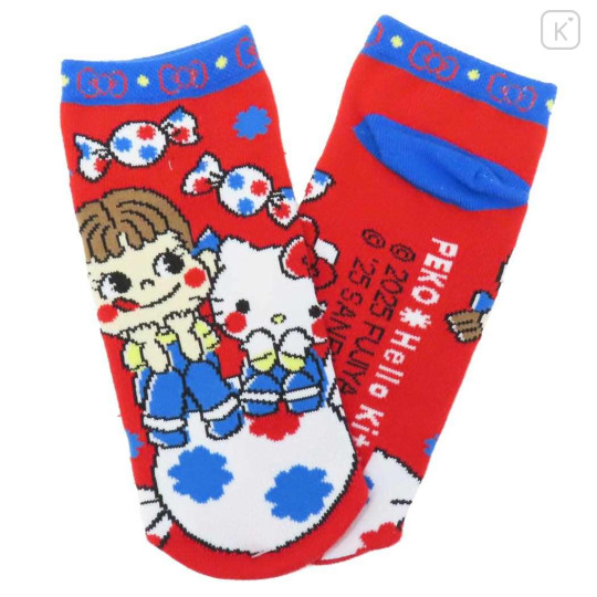 Japan Sanrio × Peko Chan Socks - Hello Kitty : Candy - 1