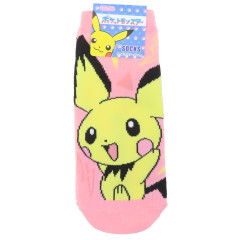 Japan Pokemon Socks - Pichu : Happy Pink