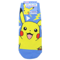 Japan Pokemon Socks - Pikachu : Happy Blue