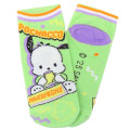 Japan Sanrio Socks - Pochacco : Relax Neon Green - 1