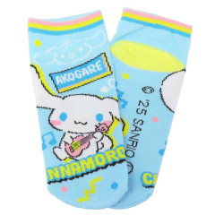Japan Sanrio Socks - Cinnamoroll : Relax Music Sky Blue