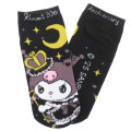 Japan Sanrio Socks - Kuromi : 20th Anniversary Queen Black - 1