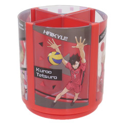 Japan Haikyuu Rotating Pen Stand - Nekoma High School Red