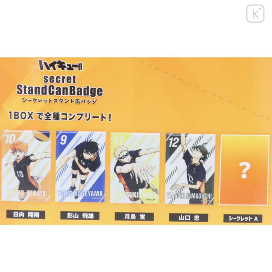 Japan Haikyuu Secret Can Badge Stand - Characters Blind Box - 2