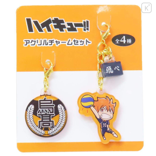 Japan Haikyuu Tiny Acrylic Charm Set - Shoyo Hinata - 1