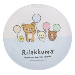 Japan San-X Melamine Plate - Rilakkuma : Lighten Heart Like A Balloon