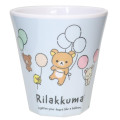 Japan San-X Melamine Tumbler - Rilakkuma : Lighten Heart Like A Balloon - 1