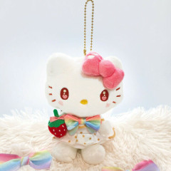 Japan Sanrio Mascot Holder - Hello Kitty : Strawberry Newspaper 50th Anniversary