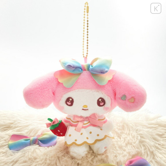 Japan Sanrio Mascot Holder - My Melody : Strawberry Newspaper 50th Anniversary - 1