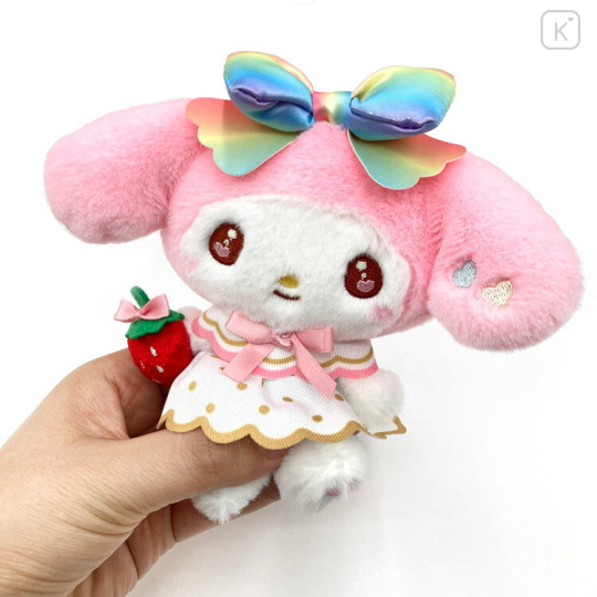 Japan Sanrio Mascot Holder - My Melody : Strawberry Newspaper 50th Anniversary - 3