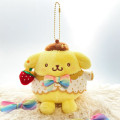 Japan Sanrio Mascot Holder - Pompompurin : Strawberry Newspaper 50th Anniversary - 1