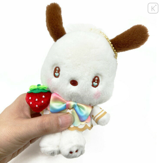 Japan Sanrio Mascot Holder - Pochacco : Strawberry Newspaper 50th Anniversary - 3
