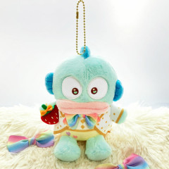 Japan Sanrio Mascot Holder - Hangyodon : Strawberry Newspaper 50th Anniversary