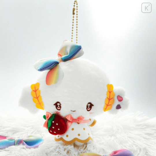 Japan Sanrio Mascot Holder - Cogimyun : 50th Anniversary Strawberry Newspaper - 1