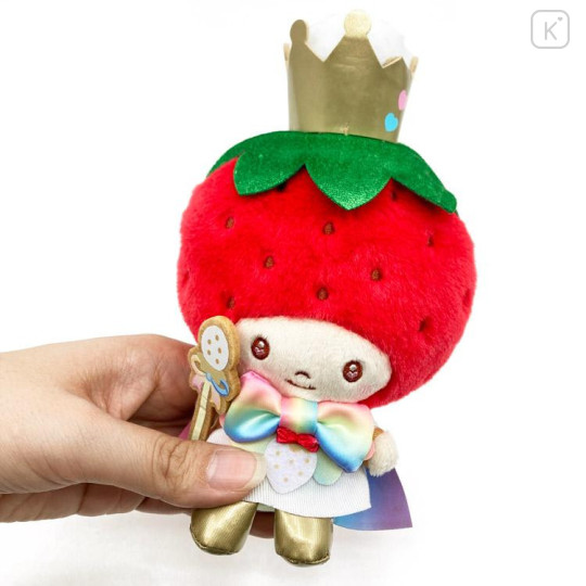 Japan Sanrio Mascot Holder - Strawberry King : 50th Anniversary Strawberry Newspaper - 4