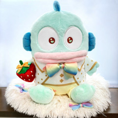 Japan Sanrio Plush Toy (M) - Hangyodon : 50th Anniversary Strawberry Newspaper
