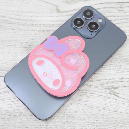 Japan Sanrio Pocopoco Smartphone Grip - My Melody : Shaka Shaka Bead - 2