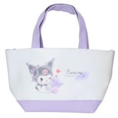 Japan Sanrio Insulated Cooler Lunch Bag - Kuromi : Friend Hug