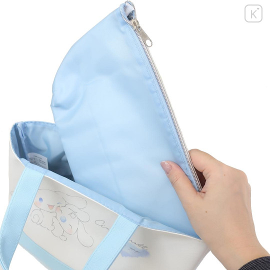 Japan Sanrio Insulated Cooler Lunch Bag - Cinnamoroll : Friend Hug - 3
