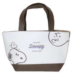 Japan Peanuts Insulated Cooler Lunch Bag - Snoopy : Brown White