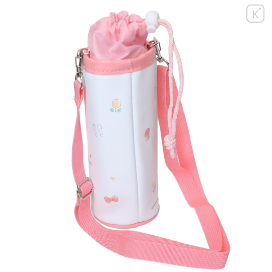Japan Sanrio Insulated Cooler Plastic Bottle Holder - Hello Kitty & Tiny Chum : Friend Hug - 2