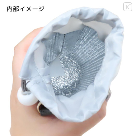 Japan Sanrio Insulated Cooler Plastic Bottle Holder - Hello Kitty & Tiny Chum : Friend Hug - 3