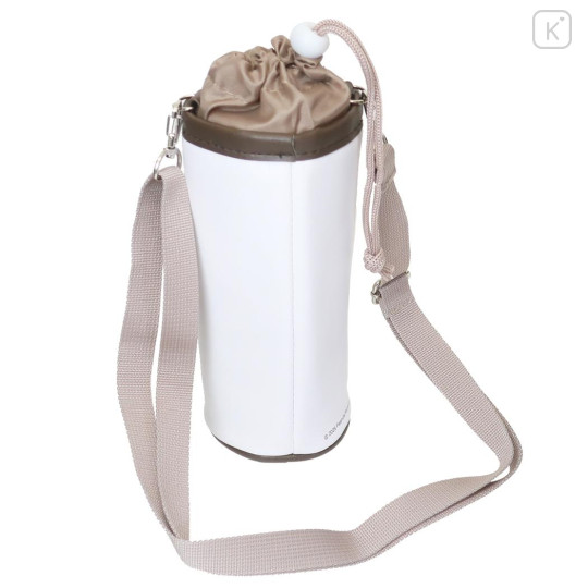 Japan Peanuts Insulated Cooler Plastic Bottle Holder - Snoopy : Brown White - 2
