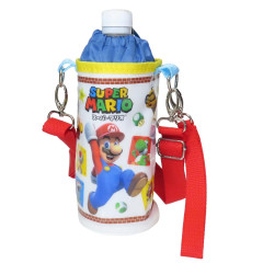 Japan Super Mario Insulated Cooler Plastic Bottle Holder - Super Mario Brothers White Red Blue