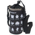 Japan Pokemon Insulated Cooler Plastic Bottle Holder - Silhouette Black White - 1