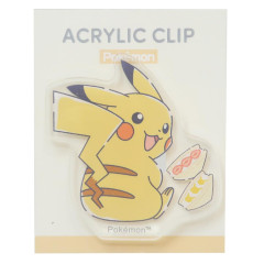 Japan Pokemon Acrylic Clip - Pikachu : Dessert Time