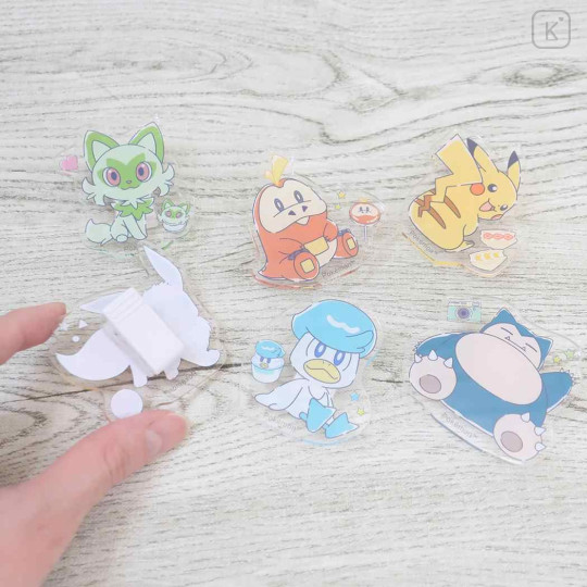Japan Pokemon Acrylic Clip - Pikachu : Dessert Time - 2