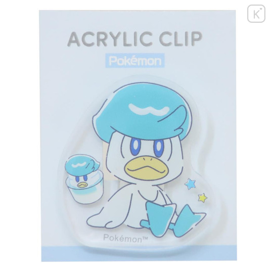 Japan Pokemon Acrylic Clip - Quaxly : Dessert Time - 1