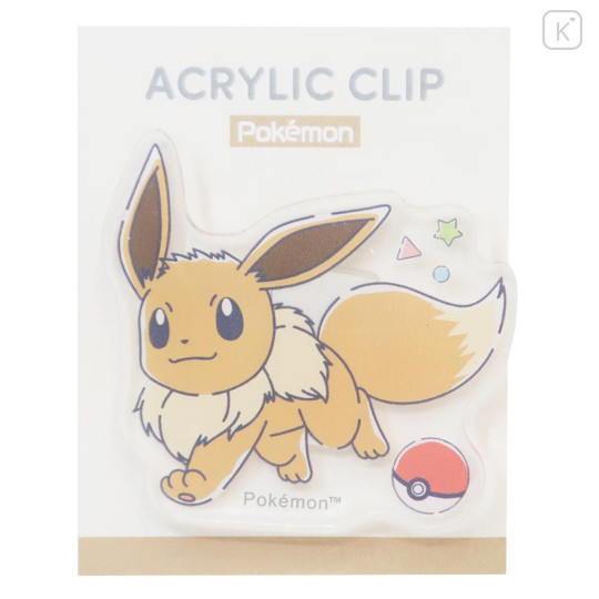 Japan Pokemon Acrylic Clip - Eevee : Dessert Time - 1